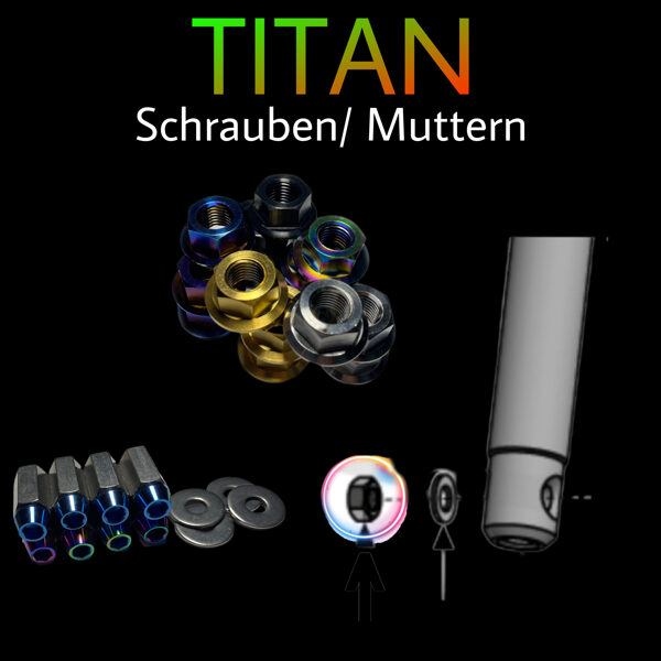 Titan Schrauben/ Muttern 