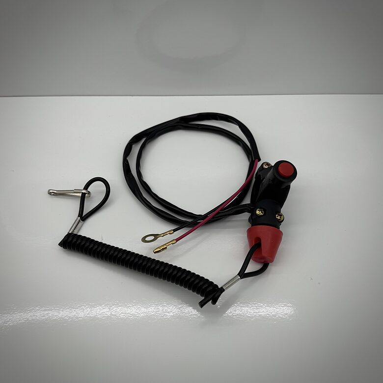 Simson 12V Abreiß Killschalter Killswitch mit Reißleine schwarz
