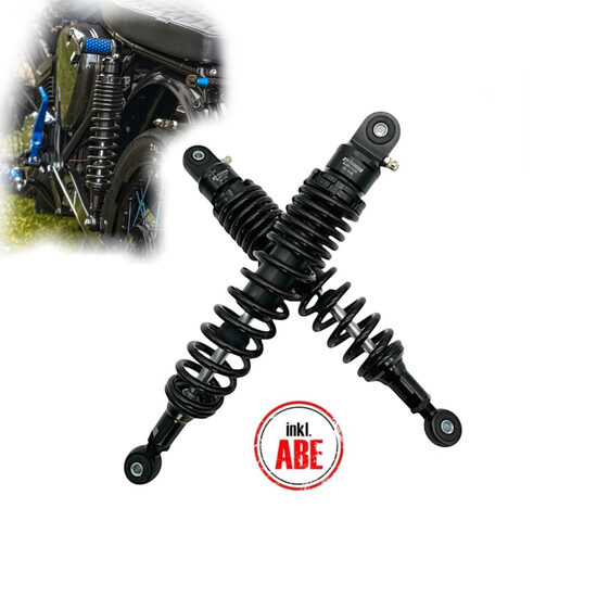 Simson ZT- Tuning Performance Federbein Set schwarz + ABE 