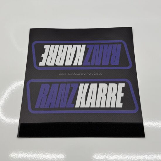 ABVERKAUF Lenkerpolster Ranzkarre blau/ lila, 100% Wetterfest