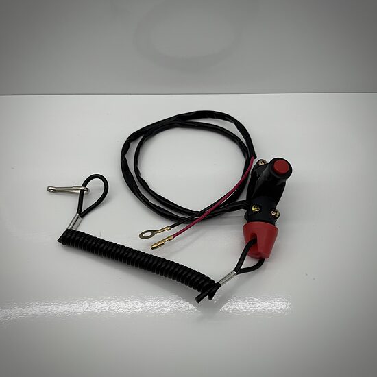 Simson 12V Abreiß Killschalter Killswitch mit Reißleine schwarz