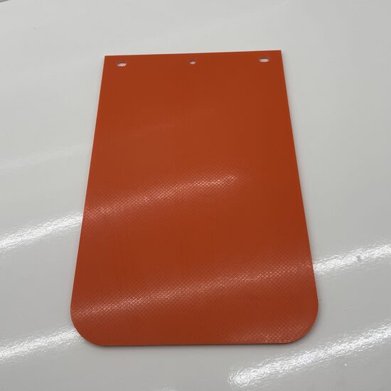 Simson Spritzschutz / Schmutzfänger lang Gummi orange