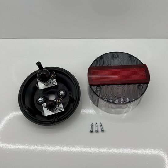 Simson Tuning Rücklicht 120mm schwarz mit Reflektor 