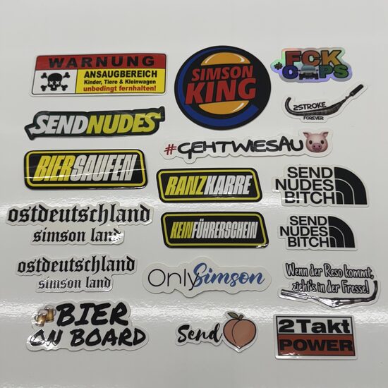 Sticker/ Simson/ Auto/ KFZ