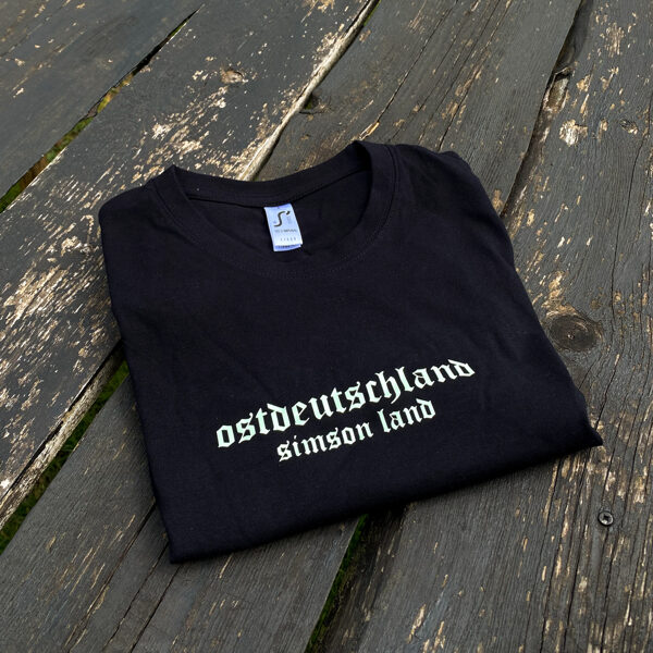 T- Shirt ostdeutschland simson land Glow in the Dark