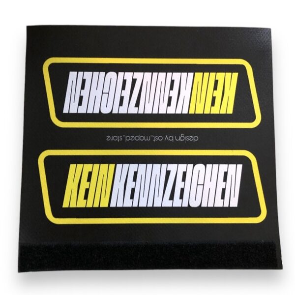 Lenkerpolster KeinKennzeichen, 100% Wetterfest 